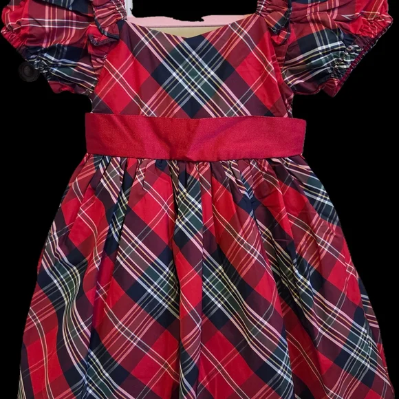 open lace back dress Janie and Jack Womens Green Plaid Dress (Toddler/Little Kids/Big Kids)  Green 5 Little Kid One Size: Clothing, Shoes & Jewelry